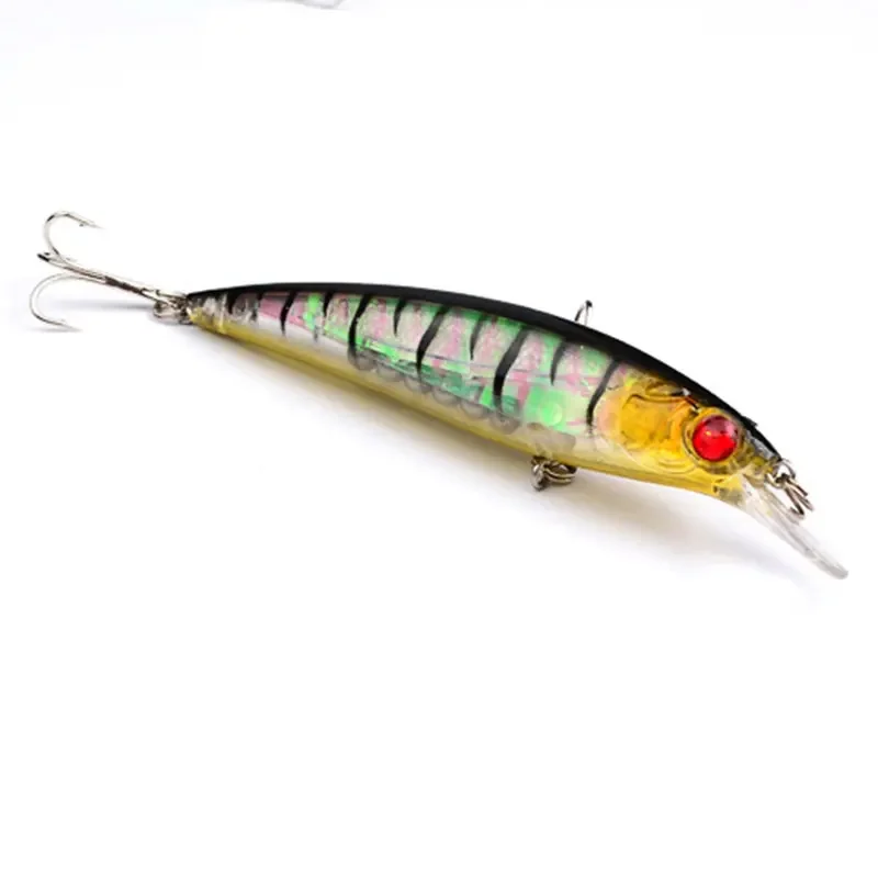 Hochwertige Angelköder, 10 Farben, Angelgerät, 4,5–11,43 cm, 13,37 g, Minnow-Köder, Angelzubehör