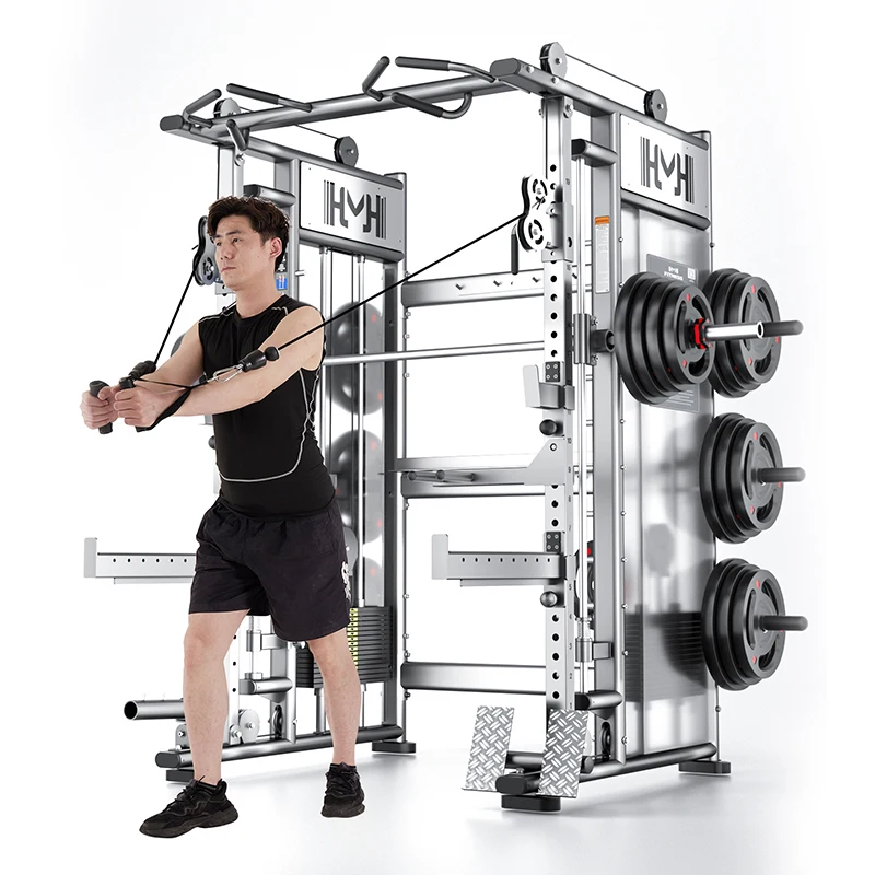 NEW Gym Equipment Multi-Function Smith Machine Home Gym with 160kg Counterweight