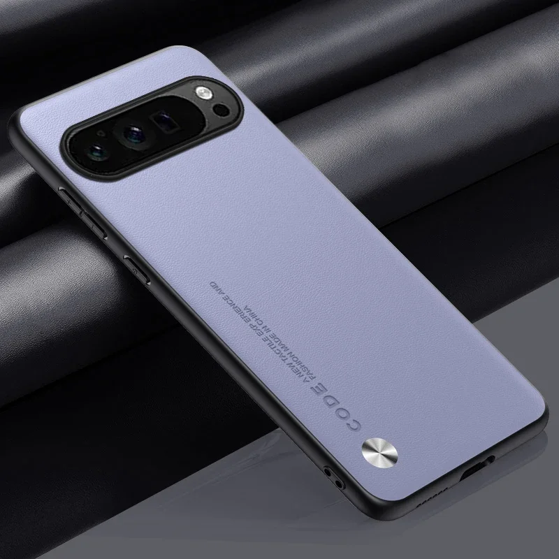 Luxuriöse Leder-Handyhülle für Google Pixel 10A 10 11 XL 9A 9 Pro 8Pro 7 6 Pro 8A 7A 5A 4 Schlichte Hautfreundliche Stoßfeste Weiche Rückseiten-Abdeckung