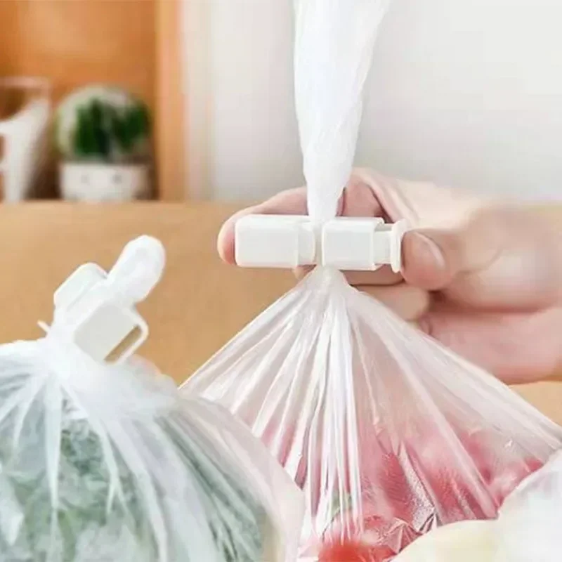 Wiederverwendbare Beutelverschlüsse mit Feder für Snacks, Brot, Chips, Plastik-Verschlussclips, Küchen-Haushaltshelfer