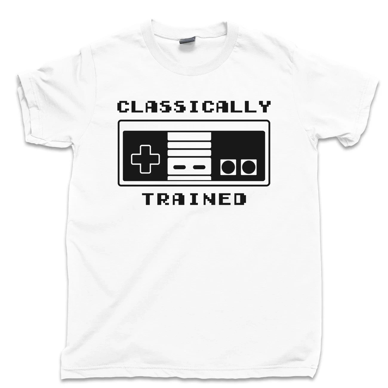 2026 Classically Trained T Shirt 8 Bit Vintage 1980s 1990s Cartridge Video Games Tee