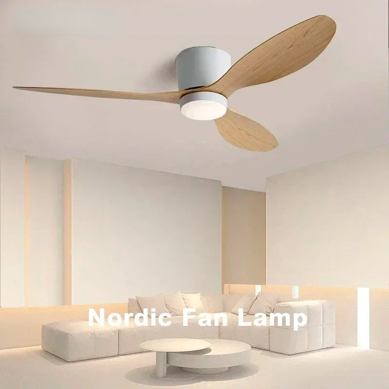 Imagem -06 - Modern Led Ceiling Fan Luz Controle Remoto Iluminação Decoração do Lar Sala de Jantar Quarto Quarto de Estudo 40 52