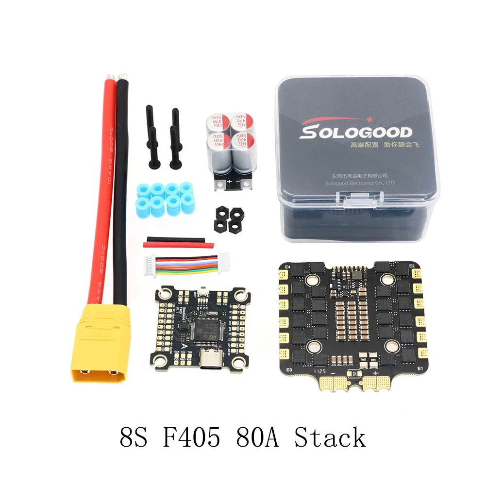 

SoloGood F405 55A Stack / F405 60A Stack / 6S F405 80A Stack F405 FC & 4 в 1 55/60/80A ESC
