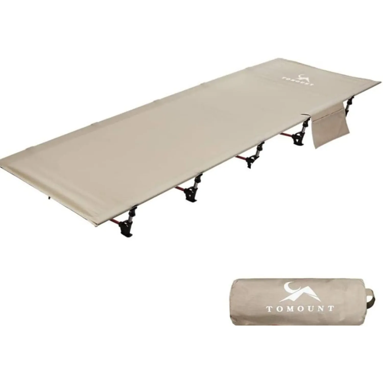 

Compact Camping Cot Backpacking Ultralight Folding Lightweight Cot Easy Set Up Heavy Duty for Outdoor Hiking Travel Beach Army