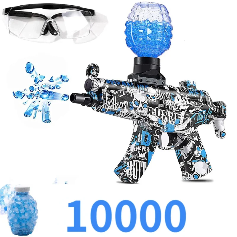 Gel Gun Electric Water Ball Beads Gel Gun Toys Pistol Shooter Weapon CS Fighting Outdoor Game Airsoft Children Fake Gun Toy