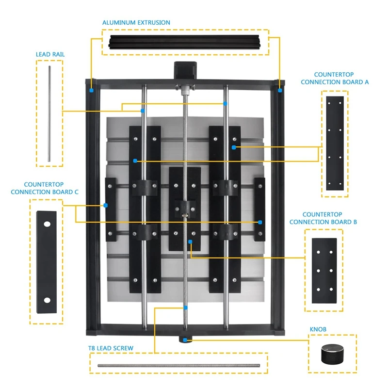 Imagem -04 - Cnc Gravação Fresadora Kit de Extensão Atualização Compatível com Cnc 3018pro para 3040