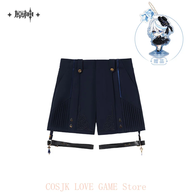 2025 Presale Game Genshin Impact Official miHoYo Original Furina Theme Impression Serie Shorts Pants Cummerbund Cosplay Gift