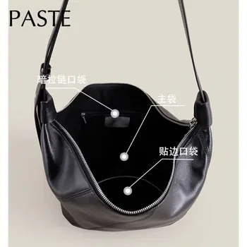 新款經典休閒米色羊皮單肩包,100% 真皮羊皮,女士單肩包,休閒手提包 10 最佳銷售 米色手提包 - №8