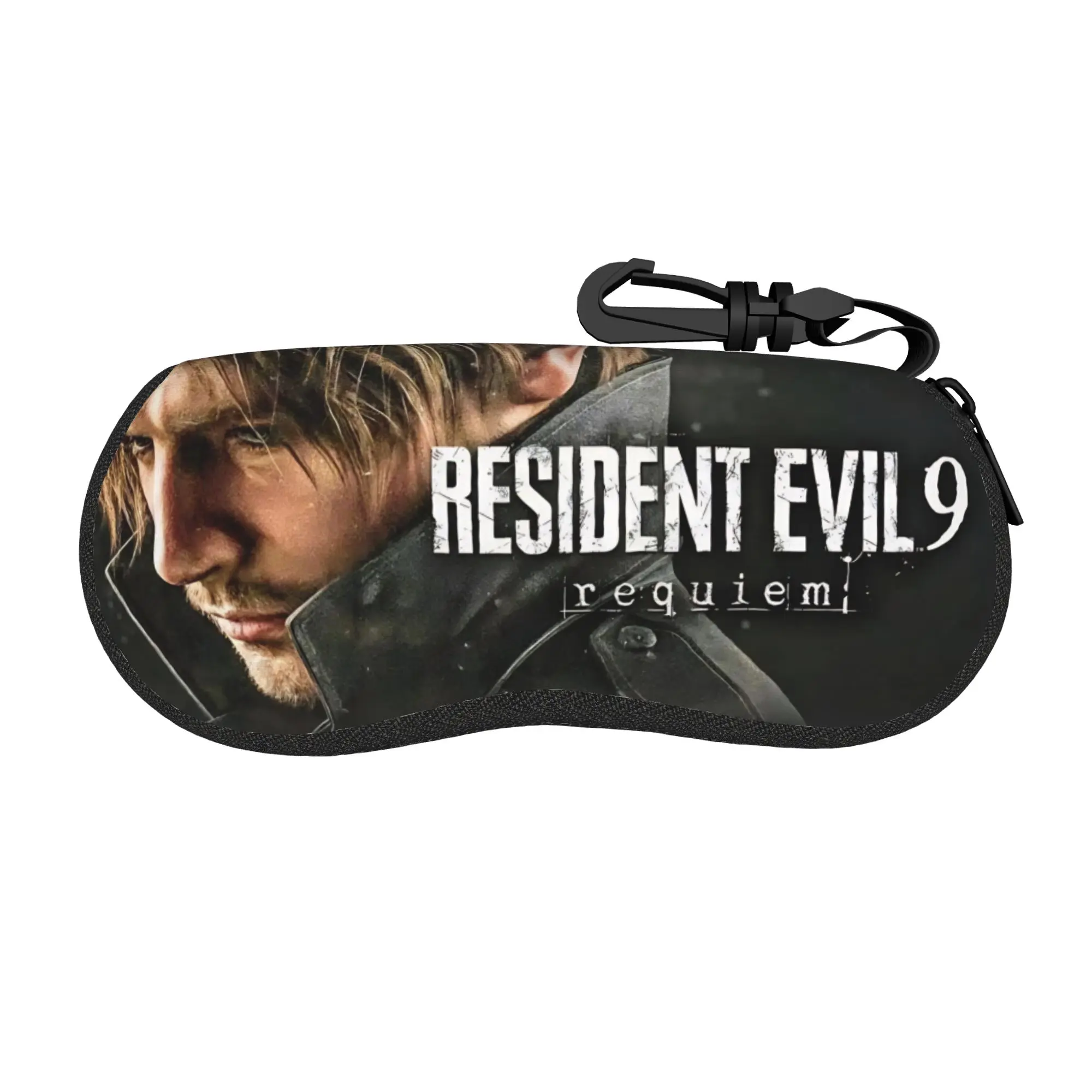 Residented Evil 9 Requiem Biohazard Game Glasses Case Girl Waterproof Box  Glasses Storage Box Print Sunglasses Box