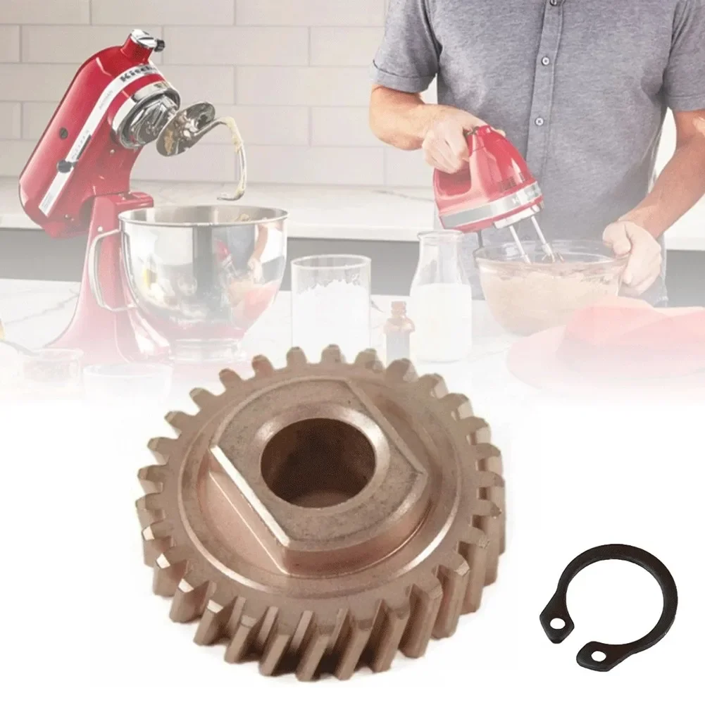 Imagem -04 - Worm Gear para Kitchen Aid Mixer W11086780 9703543 Ah774065 Ea774065 Circlip