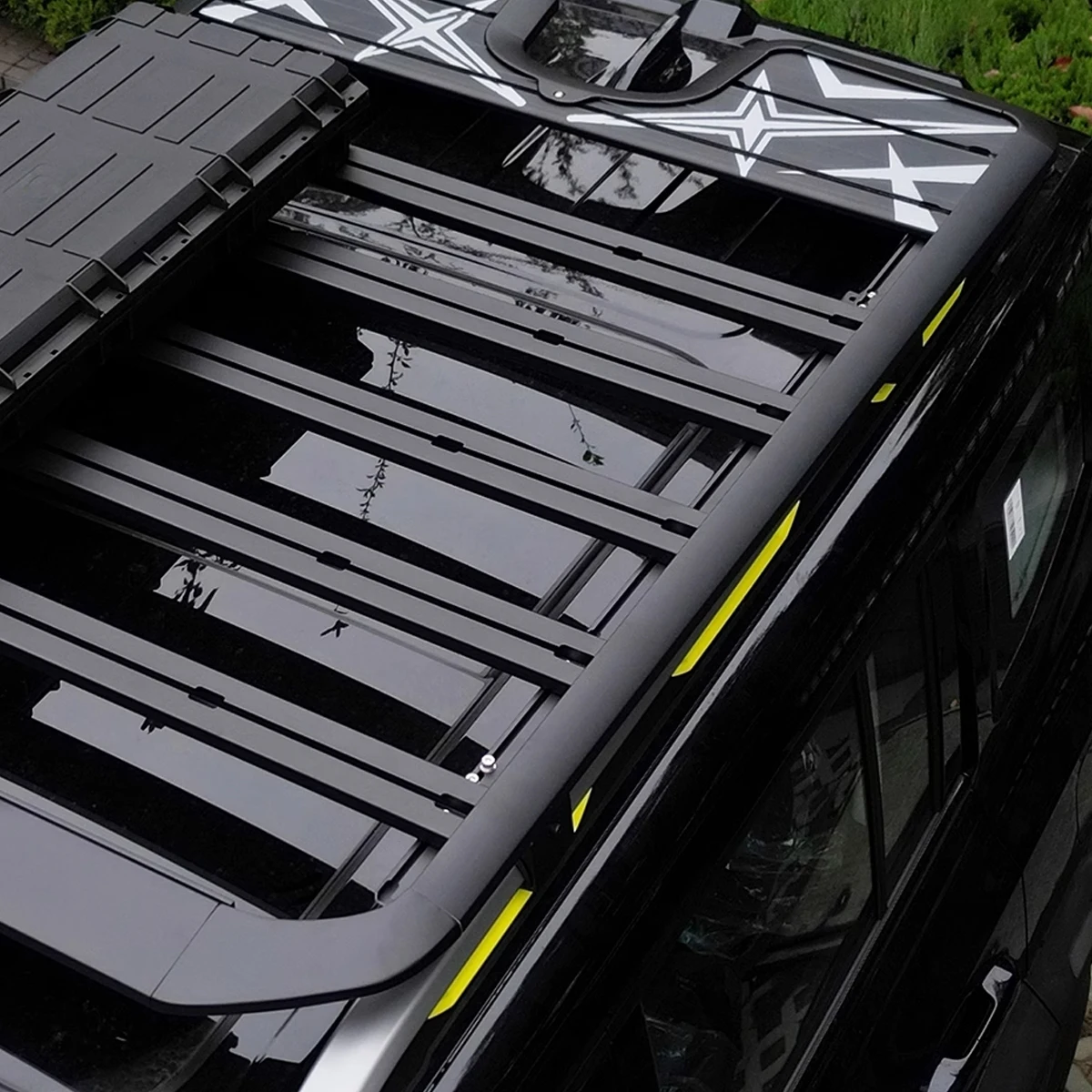 Dream Car Jietu X70  Car Roof Luggage Rack Expansion Platform Stainless Steel 500KG Load Capacity No Drilling Install Car