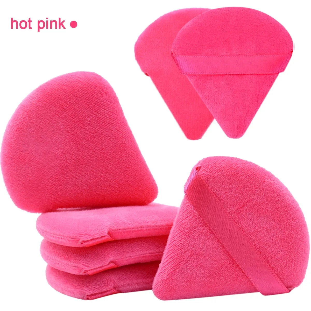 7pcs Triangle Makeup Sponges | Reusable Ultra-Soft Foundation Blender | Wet&Dry Cosmetic Puff for Liquid/Powder