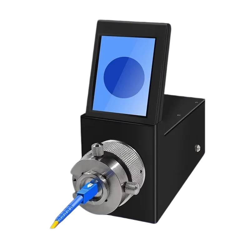 Video Fiber Optic Microscope 400X Magnification with LCD Display for Connector Inspection Fiber End Face Inspection Microscope