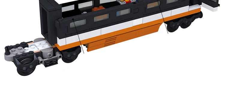 Technische City Power Train High-Tech-Eisenbahnstrecken-Bausteine, U-Bahn-Fahrzeug, Bausteine ​​zum Zusammenbauen, Spielzeug, Geschenke für Teenager und Erwachsene – Detail 11