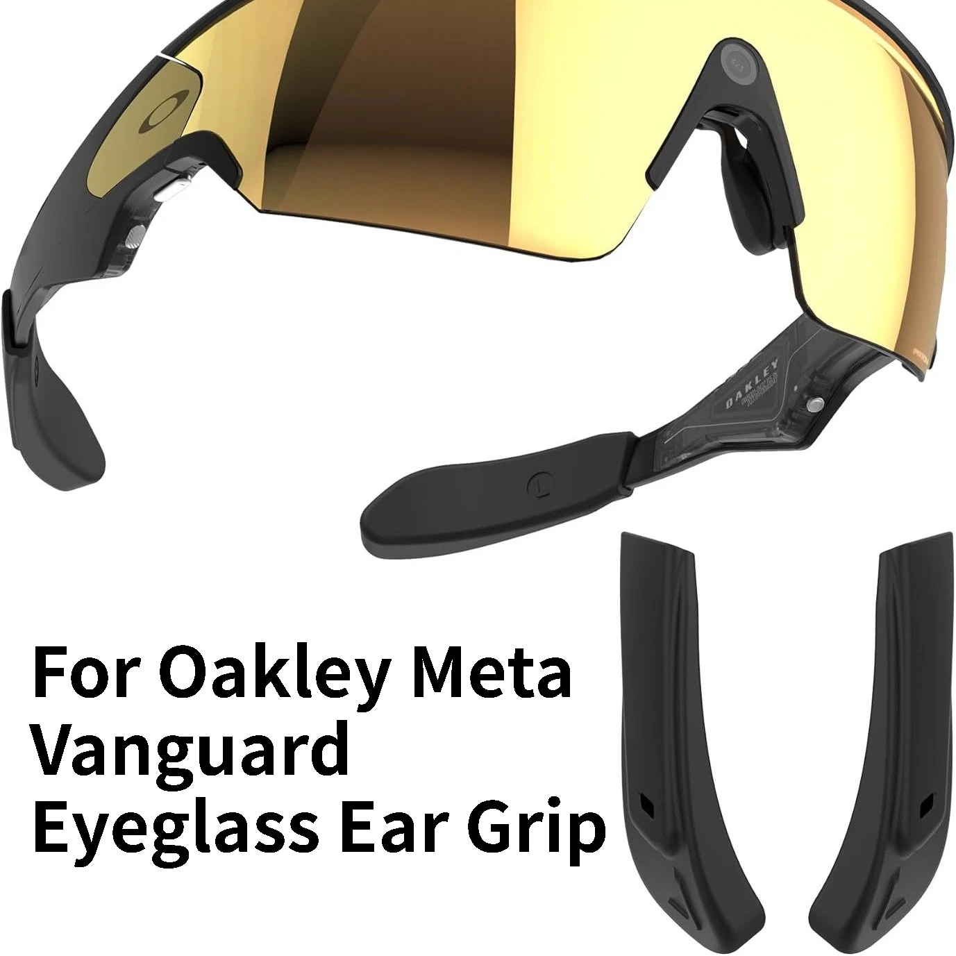 For Oakley Meta Vanguard Eyeglass Ear Grip Anti-Slip Comfort Silicone Elastic Eyeglasses Retainers Smart Glasses Accessories