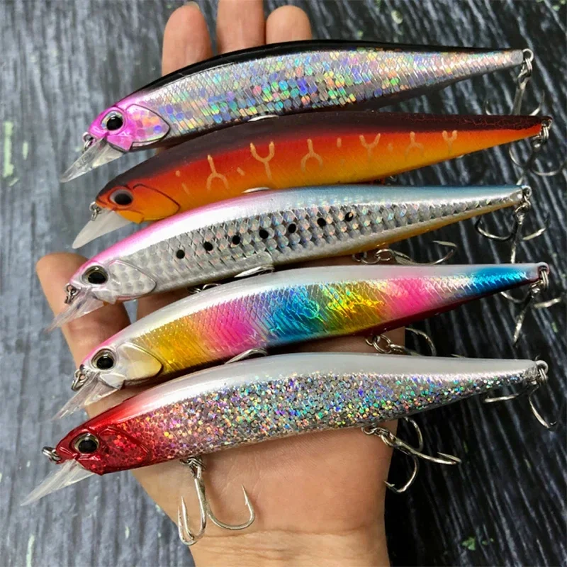 Neuer Jerkbait 120mm 18g Suspending Minnow Duo Realis Jerkbait 120SP Angelköder Künstlicher Wobbler Harter Köder für Barsch, Hecht, Forelle – Detail 6