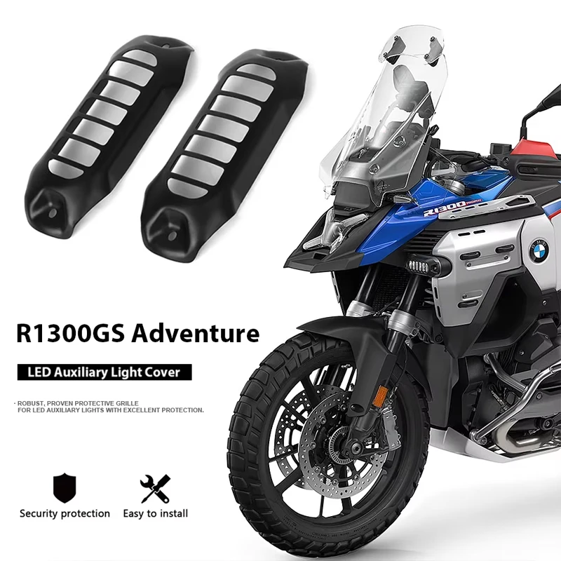 

Motorcycle Light Accessories Light Lamp Cover LED Auxiliary Light Protector For BMW R1300GS ADV R 1300 GS Adventure 2024 2025