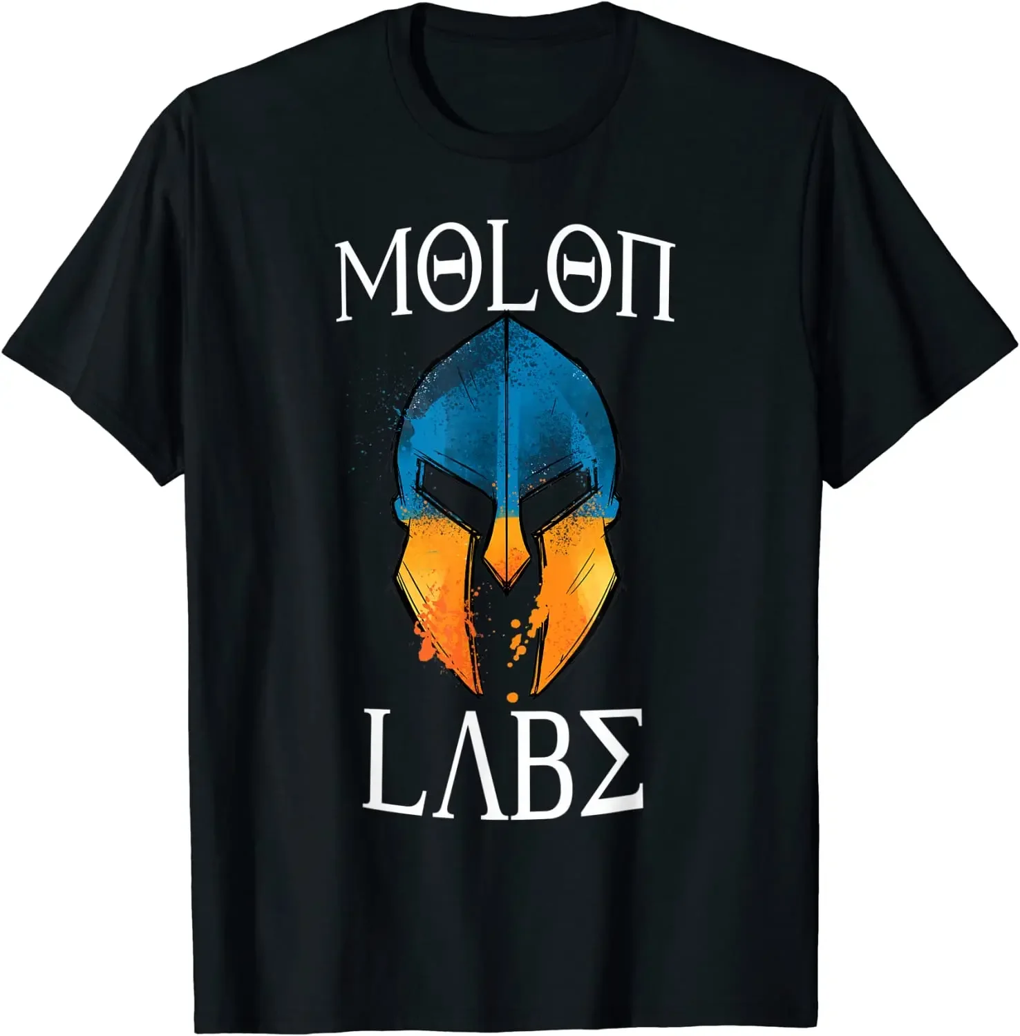 Sparta Molon Labe Bodybuilding Spartan Helmet Men T-Shirt Short Sleeve Casual 100% Cotton O-Neck Summer TShirt