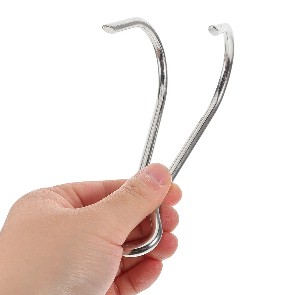 

2Pcs Stainless Steel Double Reef Drift Hooks Durable Scuba Diving Gear Portable Underwater Accessories Scuba Diving Hook