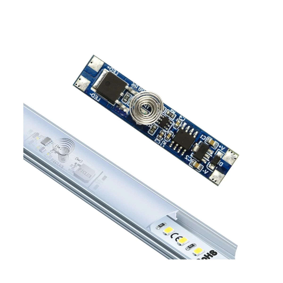 Atenuador de luz LED inteligente, módulo de Sensor capacitivo, Control de atenuación PCBALED, Interruptor táctil, 5V-24V, 8A