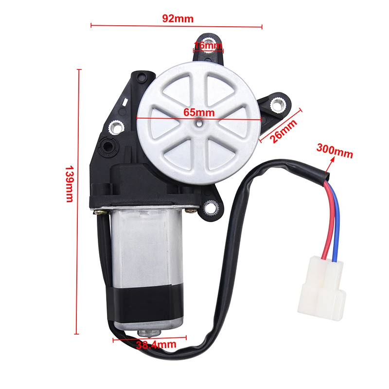 Universelles Modell 4-Loch 8-Zahn Elektrischer Fensterhebermotor für Mitsubishi Toyota Suzuki Chery QQ Fensterhebermotor Neu – Detail 7