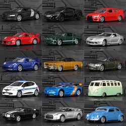 1:64 diecast alloy model toys Nissan Renault BMW Volkswagen Sports car model Boys Girls Collection Display toys Children's gifts