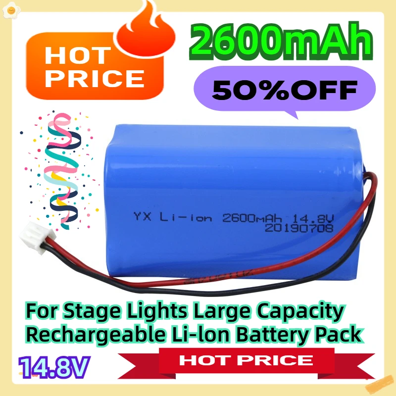

For Stage Lights 14.8V Large Capacity Rechargeable Li-lon Battery Pack