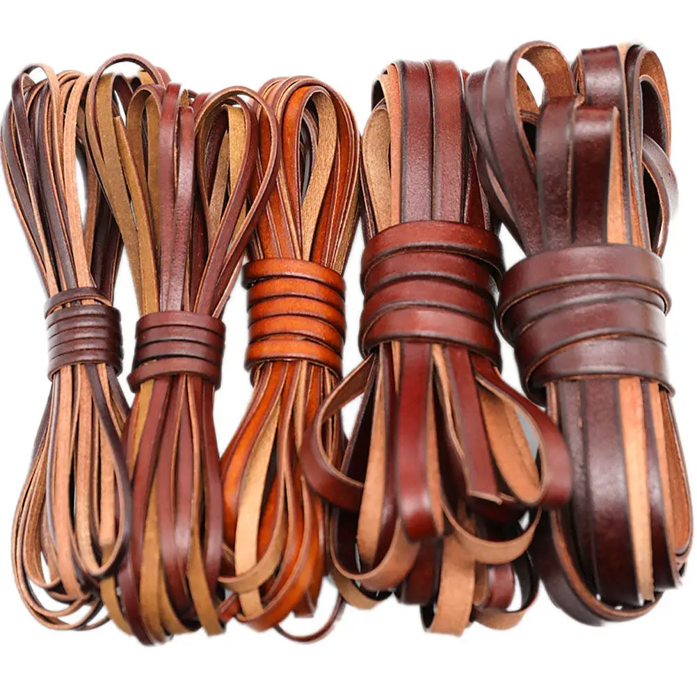 

Высококачественный корд из коровьей кожи, 1 рулон, особо прочный, устойчивый к выцветанию, для изготовления ювелирных изделий своими руками: браслетов, анклетов, ожерелий, а также для рукоделия и поделок.