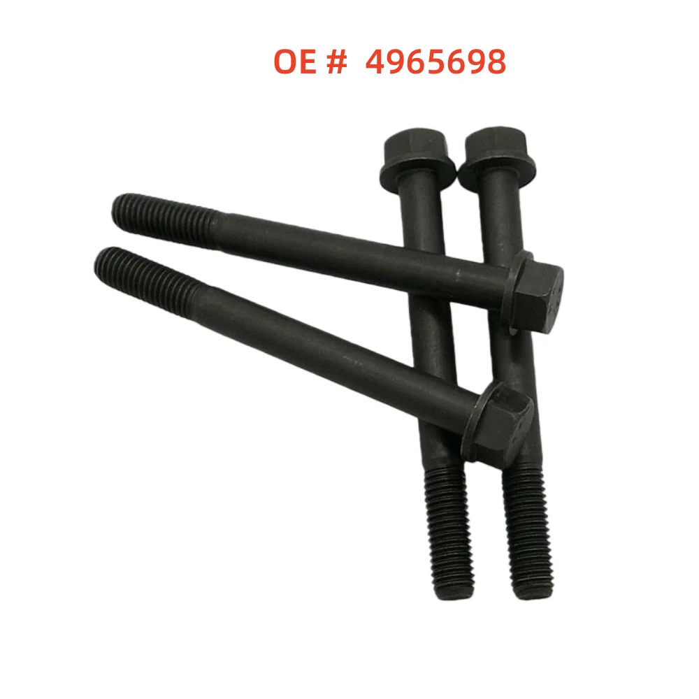 High quality New 12PCS 4965698 Exhaust Manifold Screw for Cummins ISZ/X15