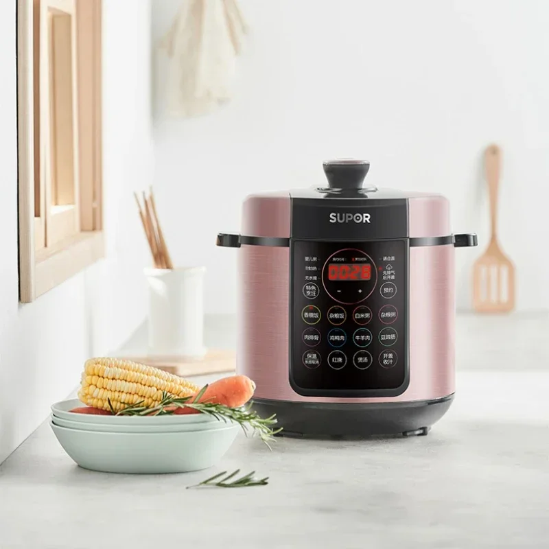 Электрическая скороварка, бытовая интеллектуальная 5л, многофункциональная рисоварка большой емкости, электрическая скороварка под давлением