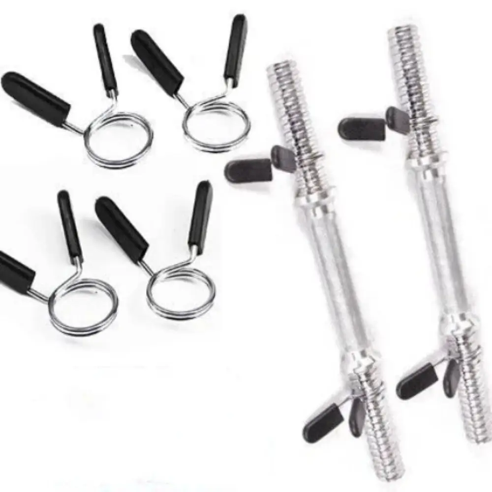 1 Paar Gym Langhantel-Clips, Anti-Lockerungs-Hantelfeder-Kragen-Clips, Sicherheitsschutz, stabile Langhantel-Verriegelungsklemme – Detail 5