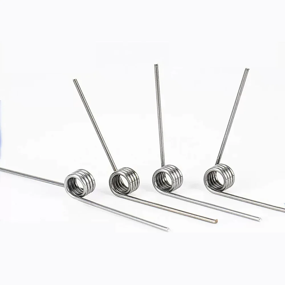 0.5mm Wire Diameter Rotate Left Precision Torsion Spring High-strength V-shaped Spring Can Be Customized 60°/90°/120°/180°