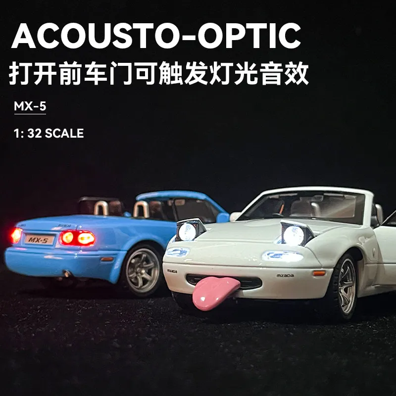 1:32 Mazda MX-5 Miata NA 1st 1989 Convertible Sports Car Alloy
