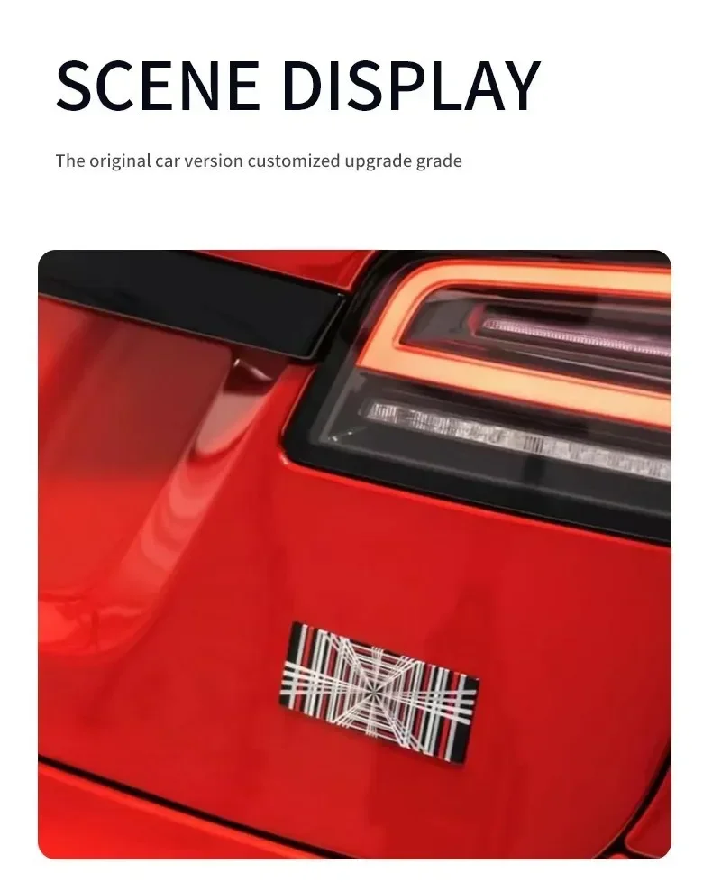 Für Tesla Modell 3/Y/Highland/Juniper 2025 Schwanz Logo Aufkleber Stamm Abzeichen Emblem Aufkleber Auto geändert Zubehör – Detail 21