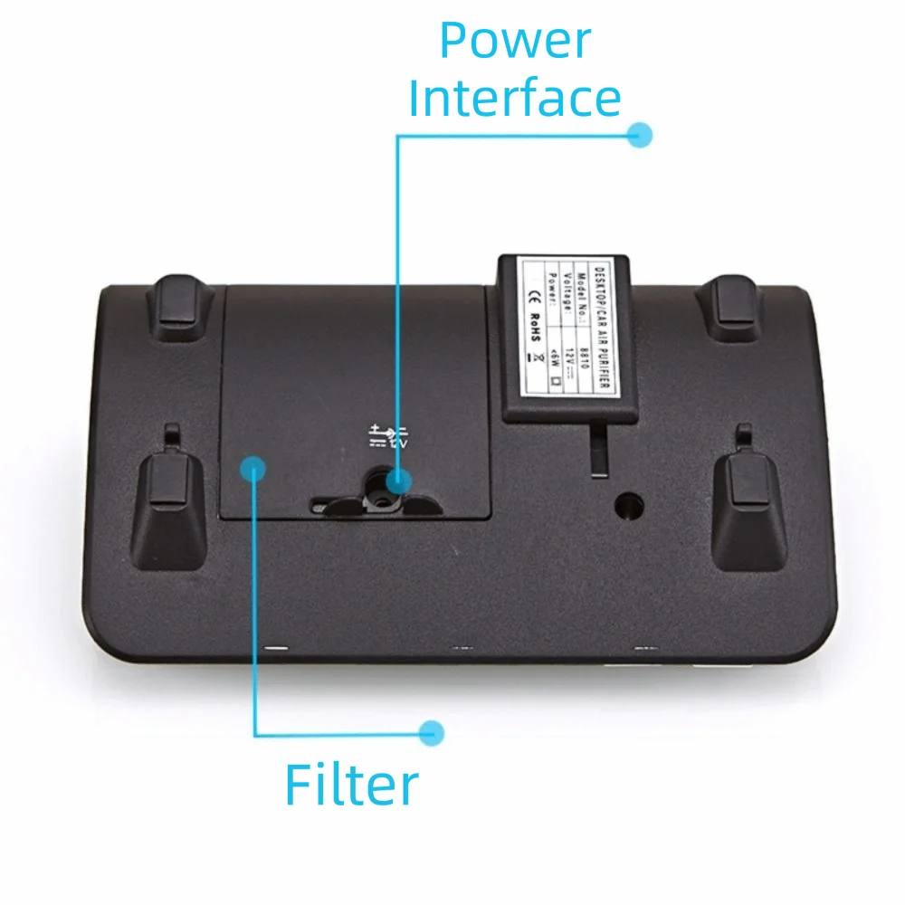 Portable Interior Freshener Car Air Purifier Car Home Dual Use Air Purification Odor Remover Formaldehyde Cleaner Daily Commute