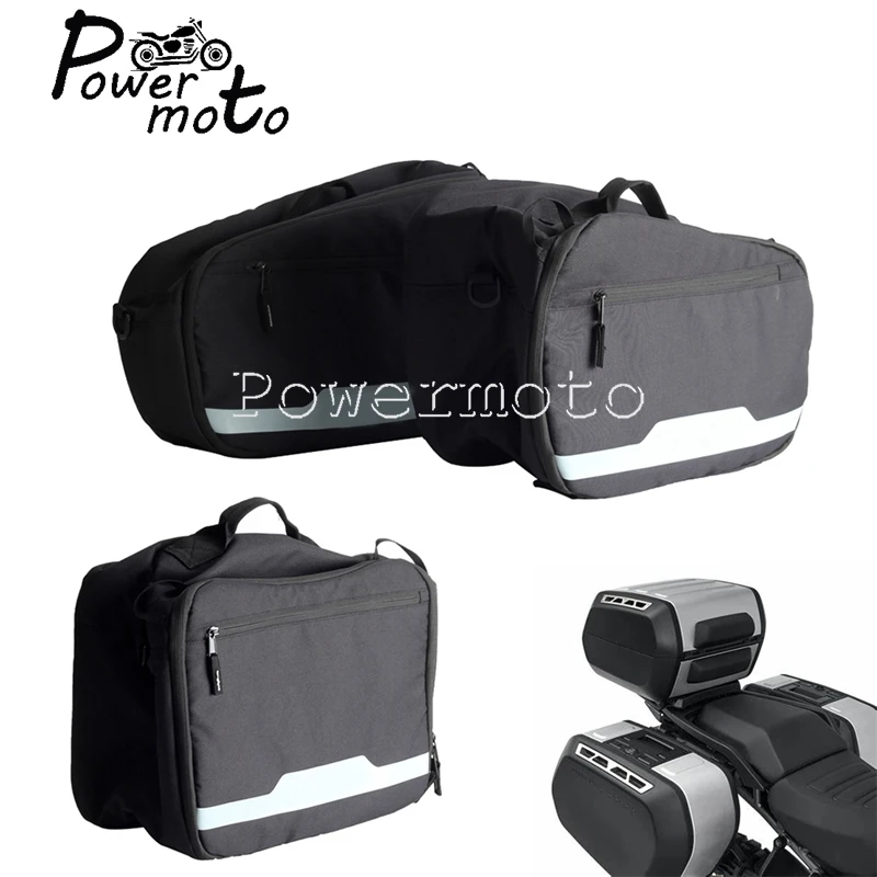 

Motorcycle Sport Rear Storage Box Liners Top Case Side Saddlebag Inner Liner Bag For Harley Pan America RA1250 RA1250S 2021+