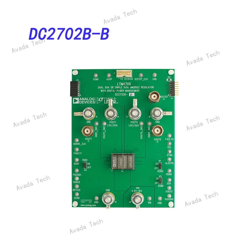 

DC2702B-B LTM4700 Single 100A μModule Regulator with Digital Power System Management