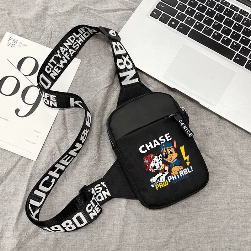 

Сумка через плечо «Щенячий патруль», сумки на плечо с принтом «Чейз Скай», портативный органайзер для канцелярских принадлежностей с персонажами аниме, детский подарок на день рождения