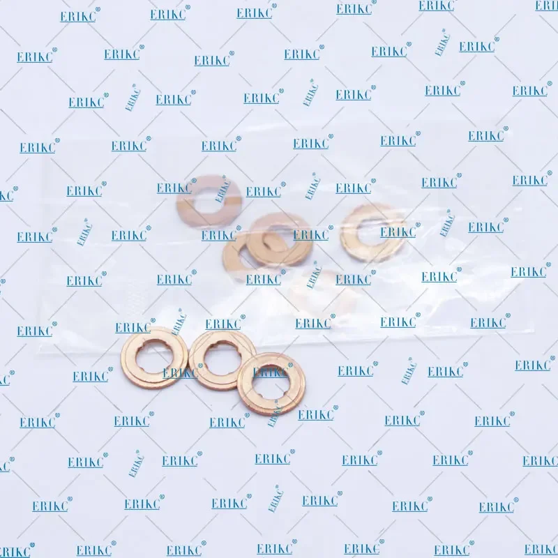 4PCS 9001-850C Injector Washer Shims Copper Rings Gasket 9001 850C 9001850C Thickness 7.1*15*3 3mm for Delphi EJBR04501D