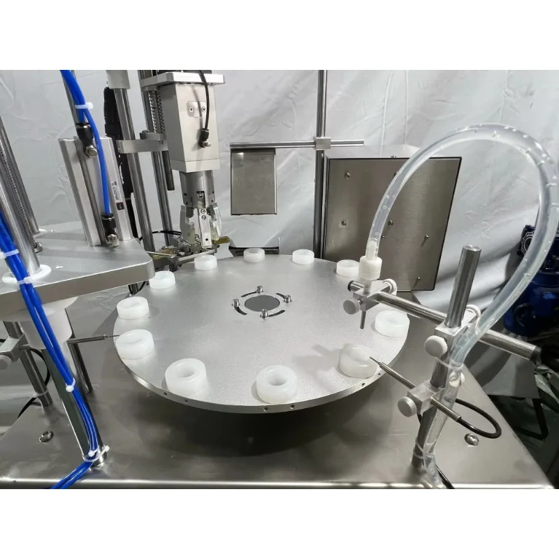 Industry Full-Automatic Liquid Filling Machine - Essential Oil, Lip Glaze Filling, Perfume Filler & Capping Machine