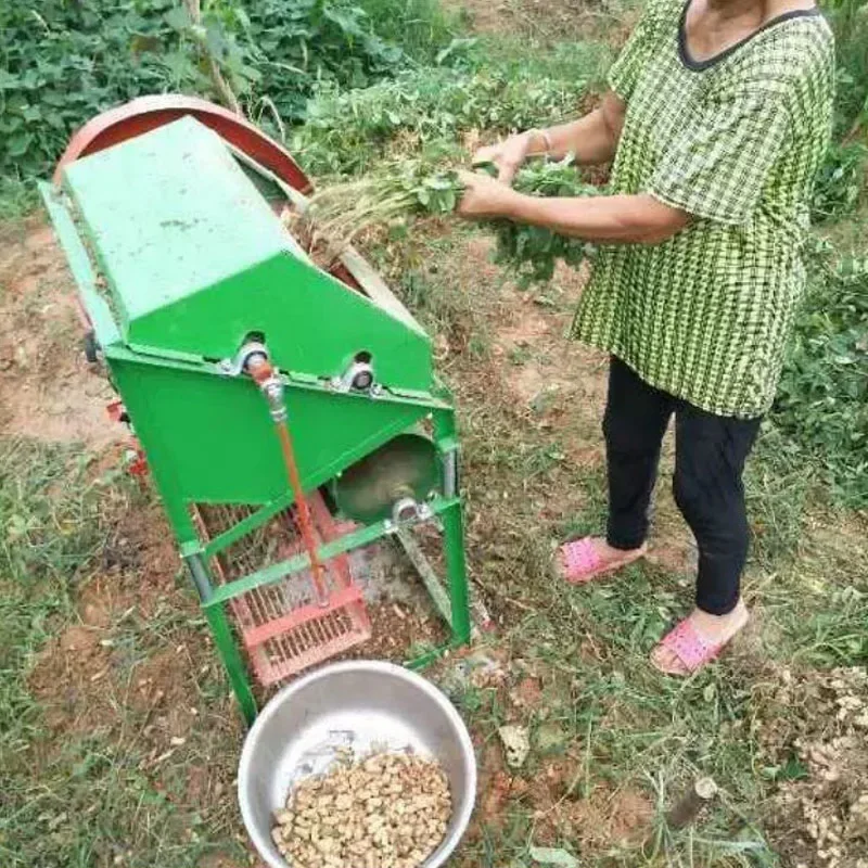 Electric Picking Peanut Machine Household Small Peanut Threshing Apparatus Farm Peanut Vine‑Fruit Separation Harvest Equipment