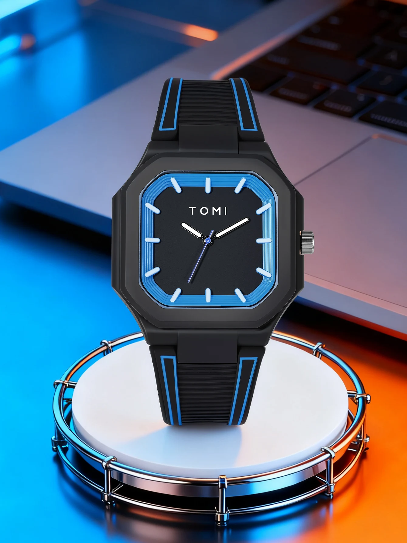 Men's Trend Quartz Watch, Casual Style