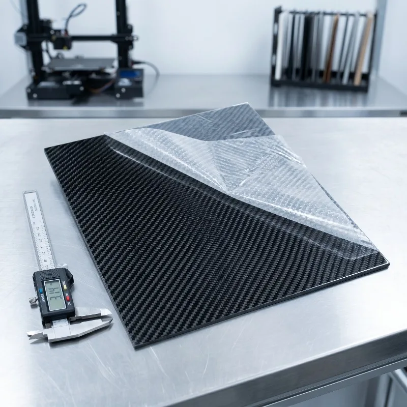 KYDEX Thermoplastic Sheet Matte Twill Carbon Fiber Board 10 Sizes Thermoform Plate For Handmade DIY Knife Sheath Craft Material