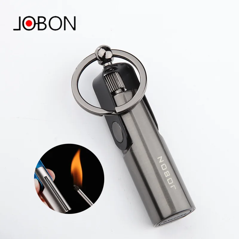 

Jobon 10000 Match Oil Lighter Cigarette Torch Lighter Metal Matches Keychain Portable Smoking Accessories Gadgets for Men Gifts