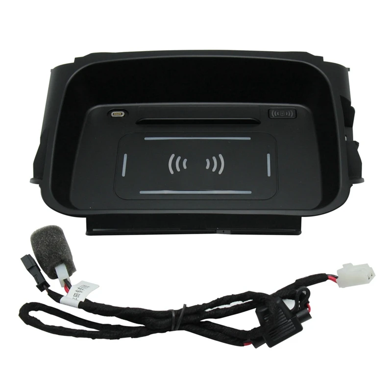 

1 Set Car Wireless Charger Automatic Induction Wireless Charger Charger Plate Tray Accessories For Toyota Corolla 19-20