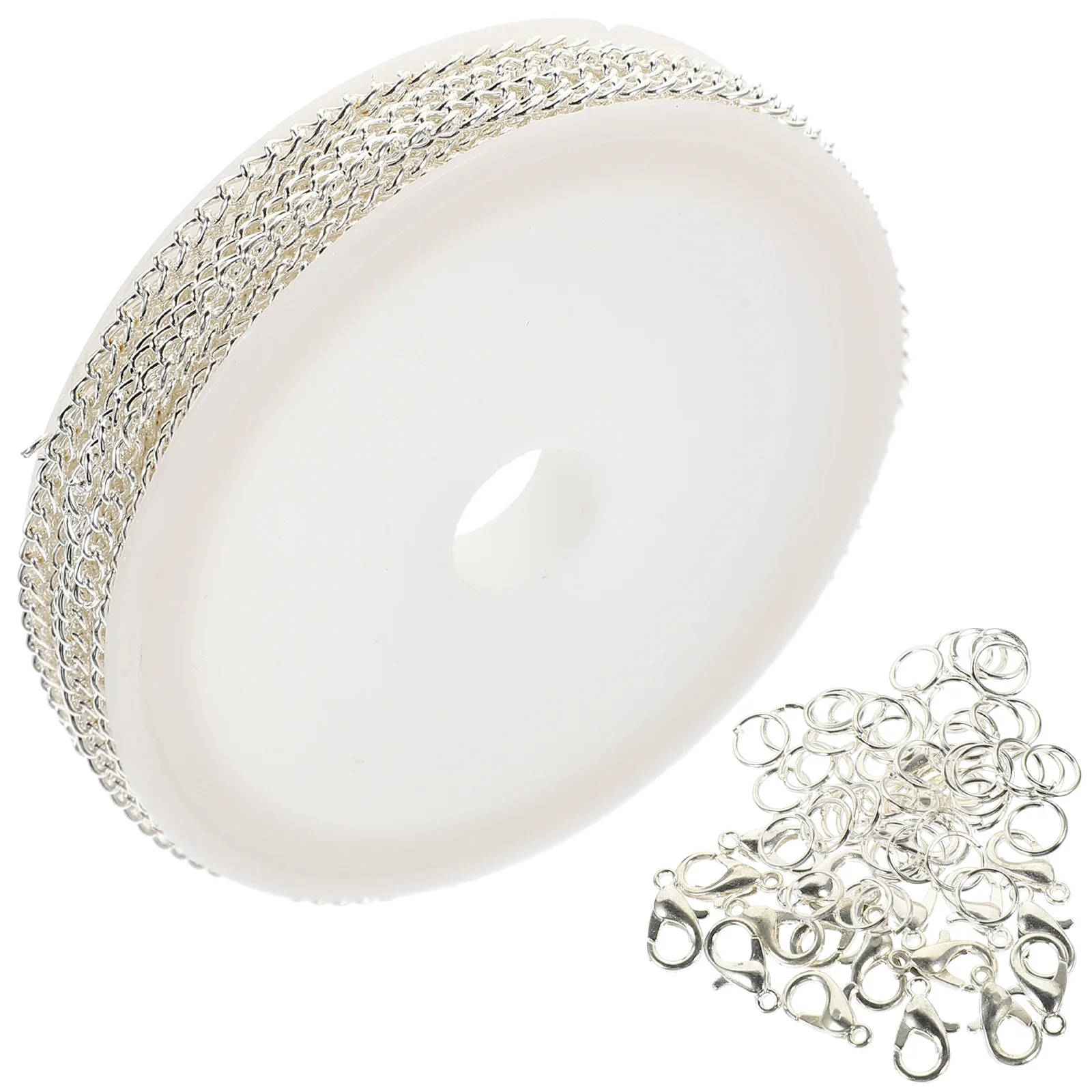 Jewelry Making Chains DIY Lobster Clasps Exquisite Iron Material Strong Holding Strength Necklace Bracelet Craft Kit