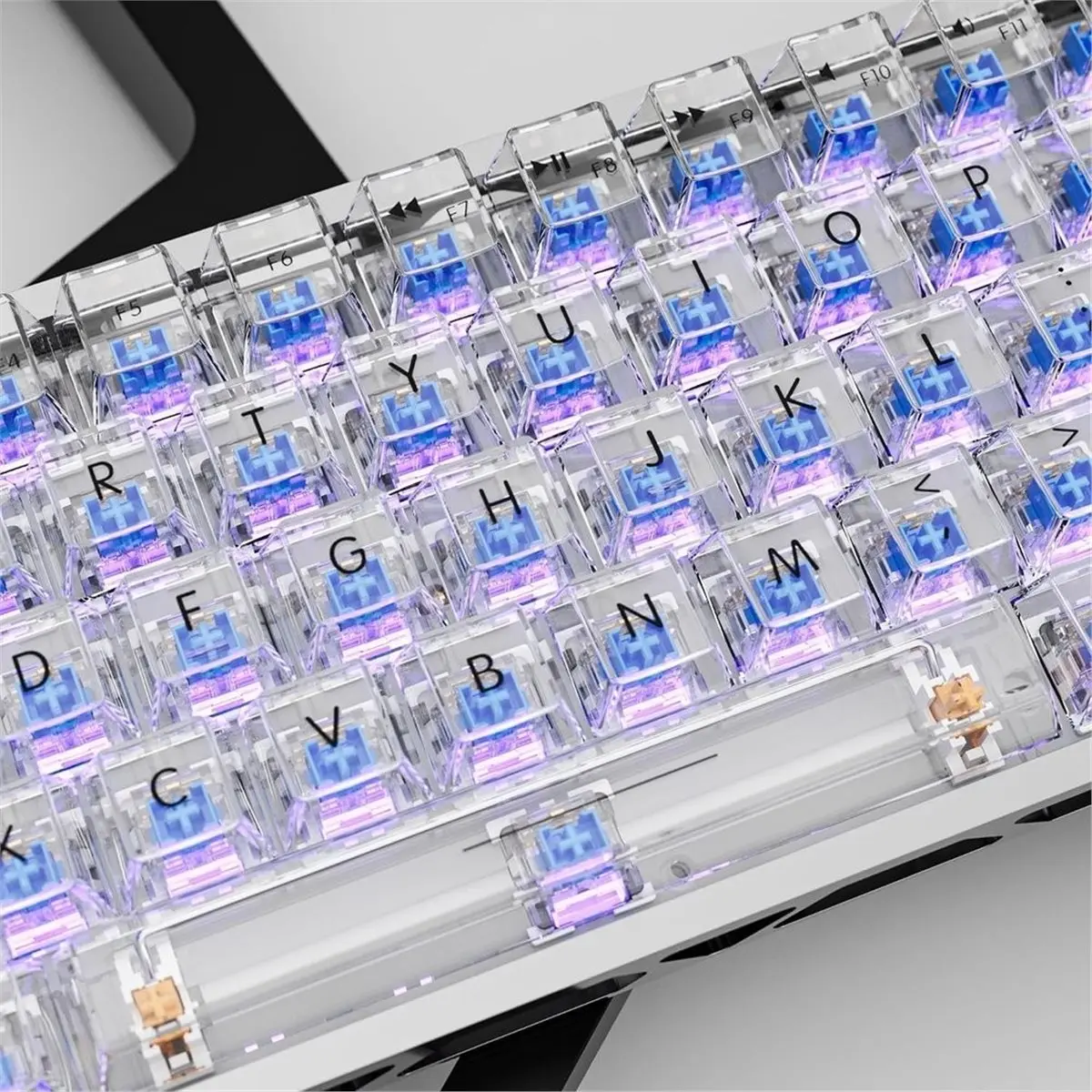 108Pcs Keyboard Clickers for 3D Prints,Clicky Blue Keyboard Switches Hot-Swap Pre-Lubred 3-Pin Switches for Mechanical
