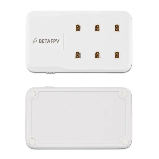 BETAFPV 6 Ports 1S Battery Charger Lipo-Battery Type-C Fast Charging 30W for BT2.0&PH2.0 FPV Cetus Racing Drone Accessories