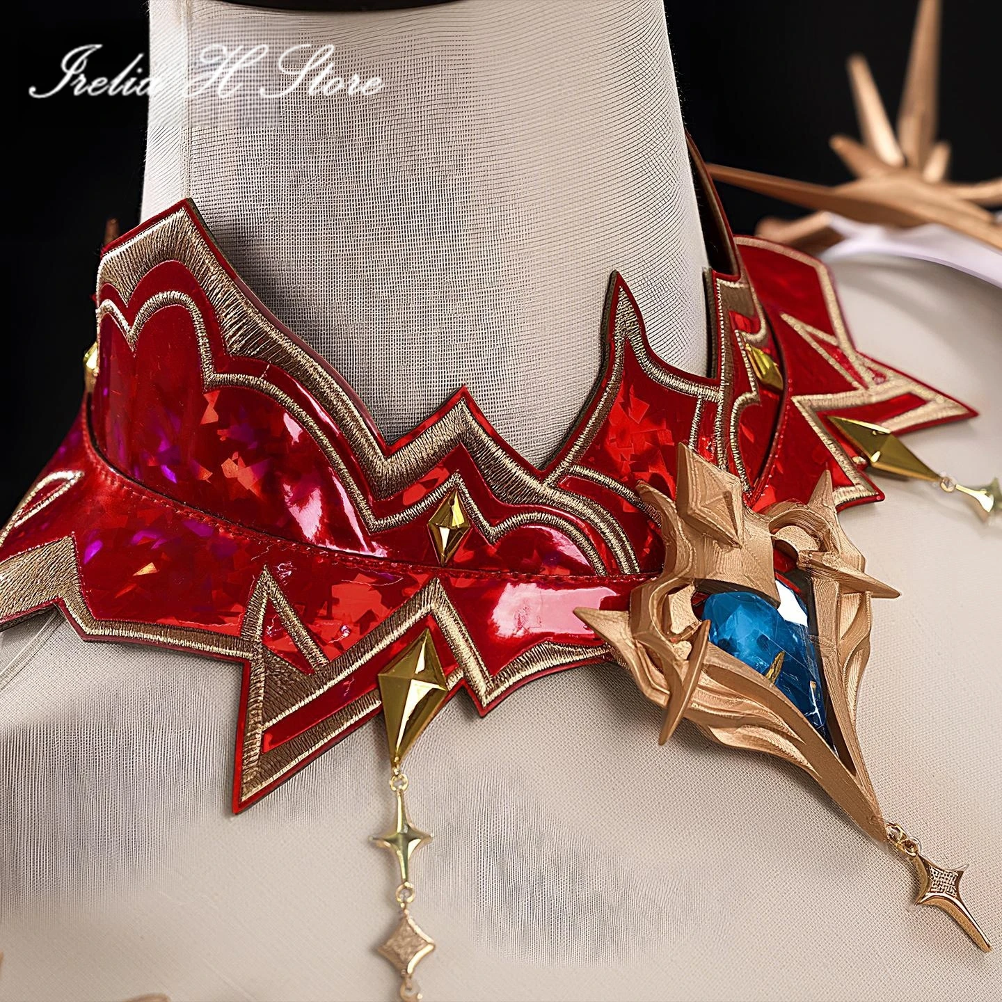 Irelia H Game Viper Ning From Naraka: Bladepoint Cosplay Costume Viper Ning Sexy Red Party Dress Women Halloween Costume