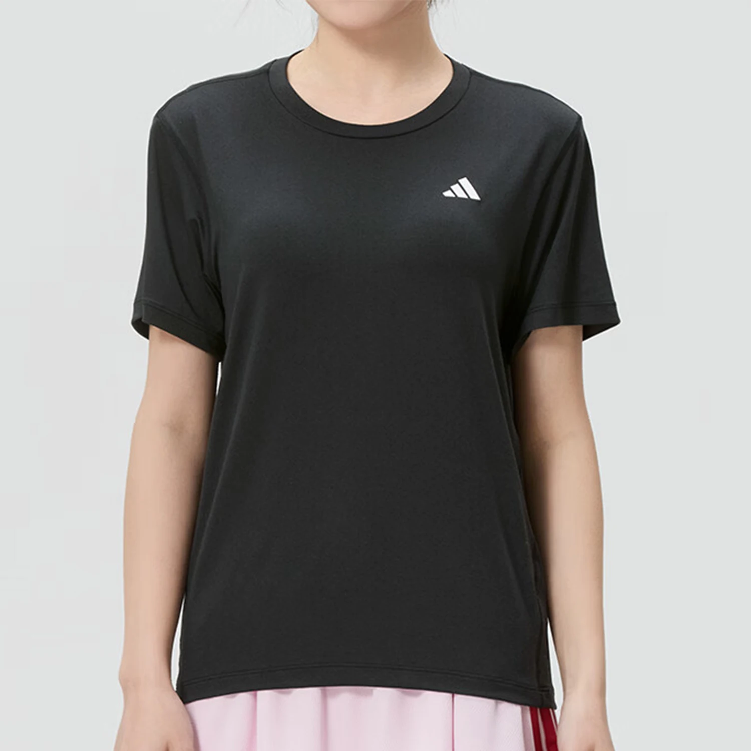 Adidas genuine round neck breathable sports short sleeved new women's short sleeved T-shirt KU8737